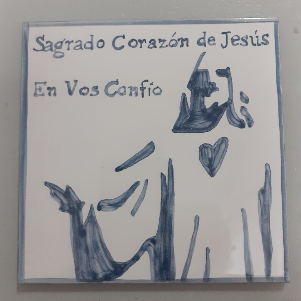 Azulejo del Sagrado Corazón de Jesús del Cerro de los Ángeles